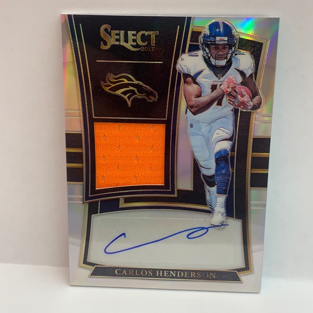 2017 Select Auto Prism Carlos Henderson Broncos #RM-CH  SN 20/199